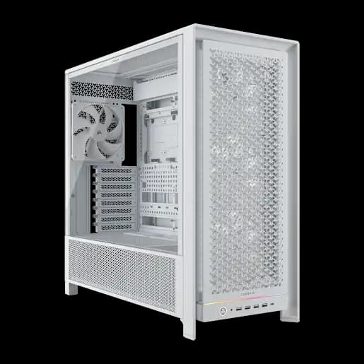 CORSAIR CASE PER PC MID-TOWER CON FLUSSO D’ARIA ELEVATO FRAME 5000D RS - BIANCO