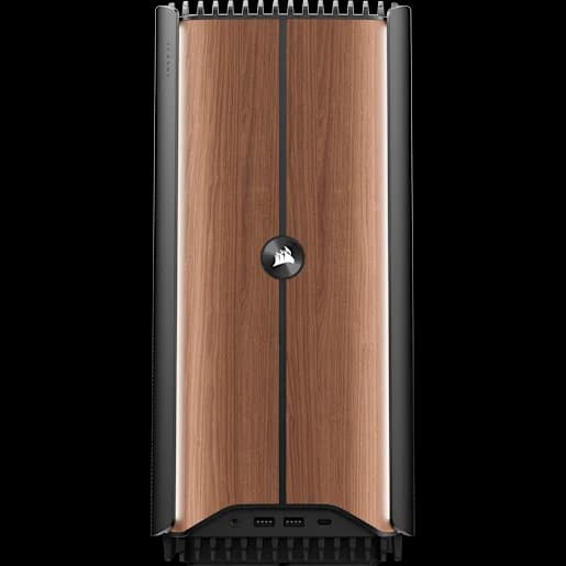CORSAIR ONE i600 PC – Wood Dark: Intel Core Ultra 7 270K, GeForce RTX 5070, 32GB DDR5, 1TB M.2 SSD, Win11 Home (PE)
