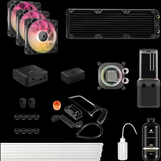 CORSAIR Kit di raffreddamento personalizzato HYDRO X SERIES iCUE LINK XH505i RX 360 RGB