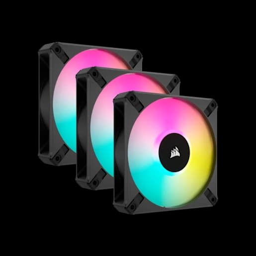 CORSAIR iCUE AF120 RGB ELITE 120mm PWM Triple Fan Kit (Revival Series)