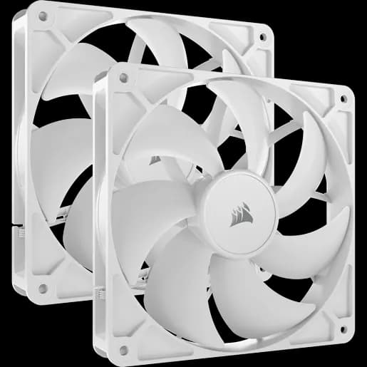 CORSAIR Ventole RS140 PWM da 140 mm - Confezione da due - Bianco