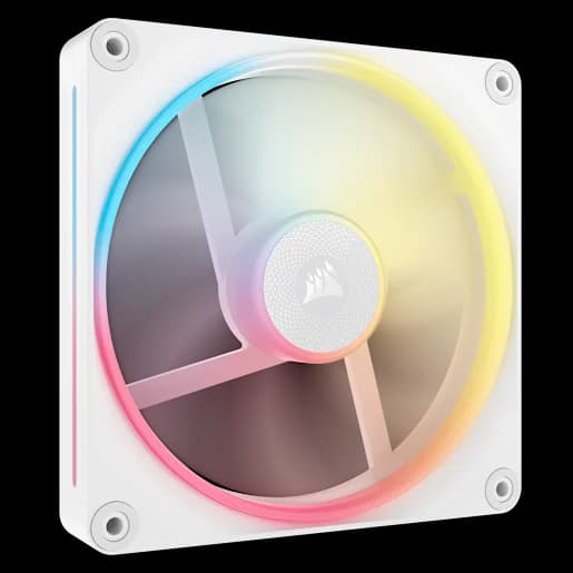 CORSAIR Kit di espansione per ventole PWM con rotore invertito da 140 mm iCUE LINK LX140-R RGB - Bianco