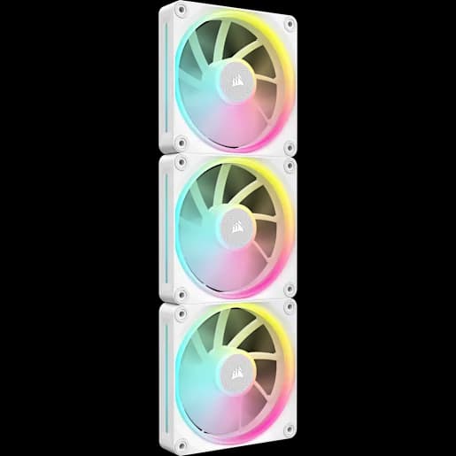 CORSAIR Starter Kit di ventole PWM da 120 mm iCUE LINK LX120 RGB - colore bianco