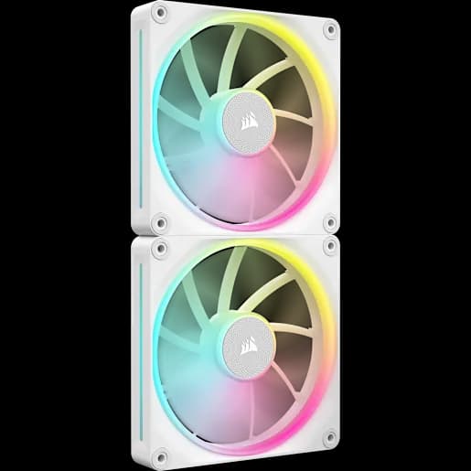 CORSAIR Starter Kit di ventole PWM da 140 mm iCUE LINK LX140 RGB - colore bianco