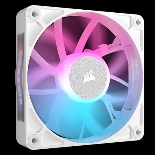CORSAIR Espansione per ventola PWM singola da 120 mm iCUE LINK RX120 RGB - Bianco (Revival Series)