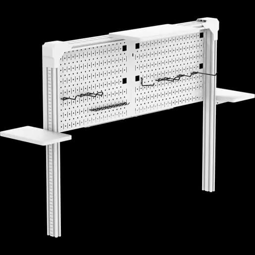 CORSAIR Multi Frame Pegboard Desk Organizer for Platform:4 - White