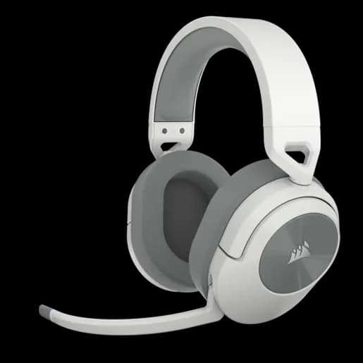 CORSAIR Cuffia gaming con microfono HS55 WIRELESS - Bianco (EU) (Revival Series)