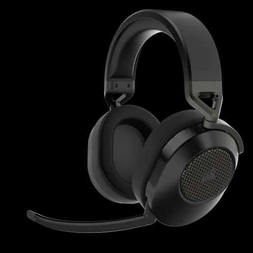 CORSAIR Cuffia gaming con microfono HS65 WIRELESS - Carbonio (EU) (Revival Series)