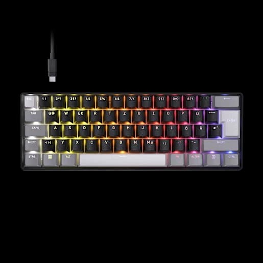 CORSAIR CLIPPER PRO MINI 60-Gaming-Tastatur mit Hall-Effekt (DE)