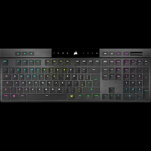 CORSAIR K100 AIR WIRELESS RGB Ultra-Thin Mechanical Gaming Keyboard - CHERRY MX Ultra Low Profile Tactile (Refurbished)