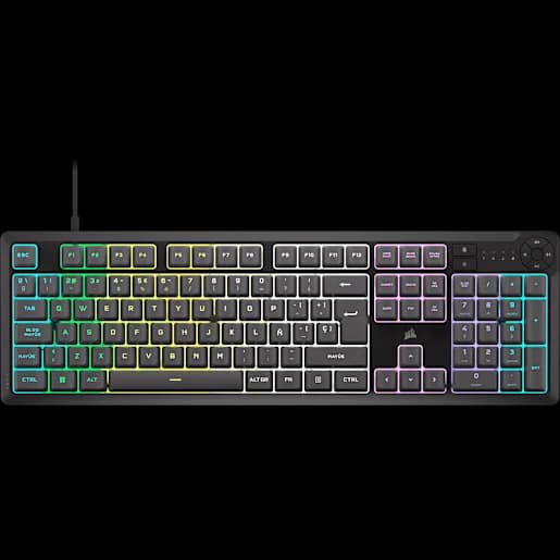 CORSAIR Teclado para juegos K55 CORE RGB, gris (ES)