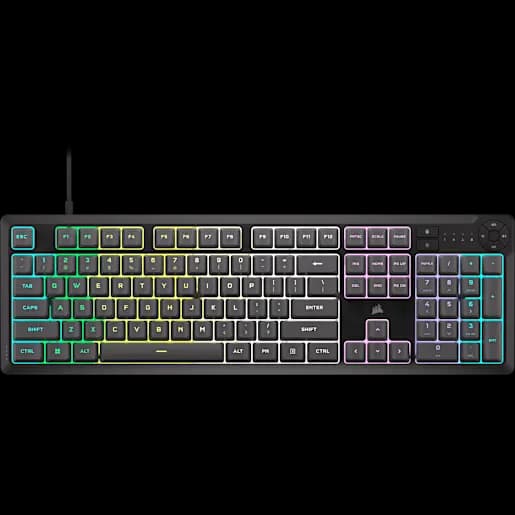 CORSAIR K55 CORE RGB Gaming Keyboard - Gray (Revival Series)