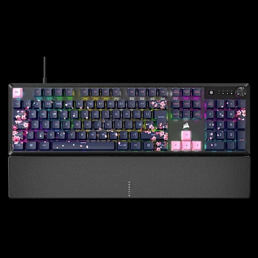 CORSAIR K70 CORE SE RGB Mechanical Gaming Keyboard – Dark Cherry Blossom
