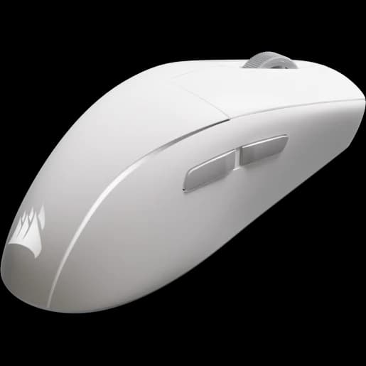 CORSAIR Mouse da gioco Apple RGB leggero M75 WIRELESS – Bianco ghiaccio (WW)