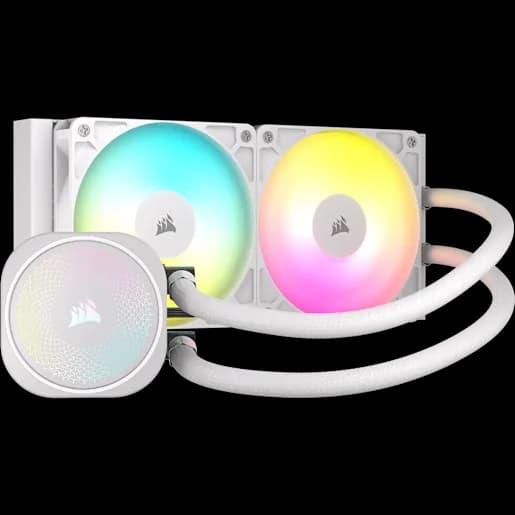CORSAIR Dissipatore a liquido per CPU NAUTILUS 240 RS ARGB - Bianco