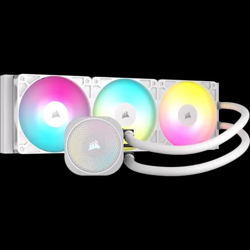 CORSAIR Dissipatore a liquido per CPU NAUTILUS 360 RS ARGB - Bianco