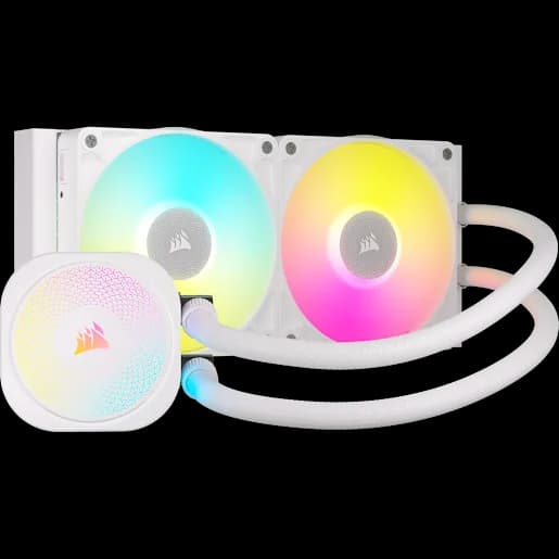 CORSAIR Dissipatore a liquido per CPU iCUE LINK TITAN 240 RX RGB AIO - Bianco