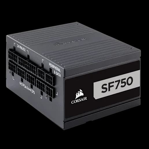 CORSAIR SF™ SF750 - 750 Watt 80 PLUS® Platinum Certified High Performance SFX PSU (UK) (Refurbished)