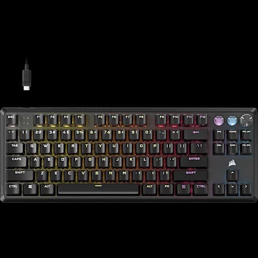 CORSAIR K70 PRO TKL High-Performance Hall Effect Programmable Gaming Keyboard with Rapid Trigger (Revival Series)