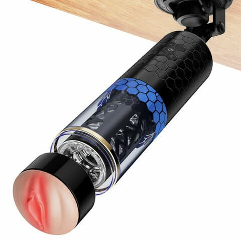STORM - Intense Thrusting Spinning Hands-Free 6.10 Inches Depth Masturbator