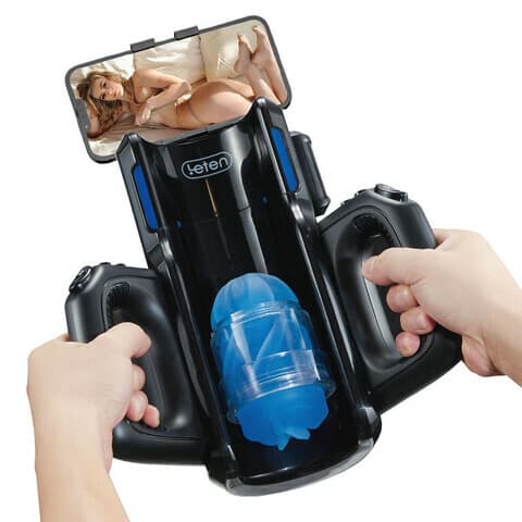 LETEN -10 Thrusting High-speed Motor Masturbator with Phone Holder Male Sex Toys