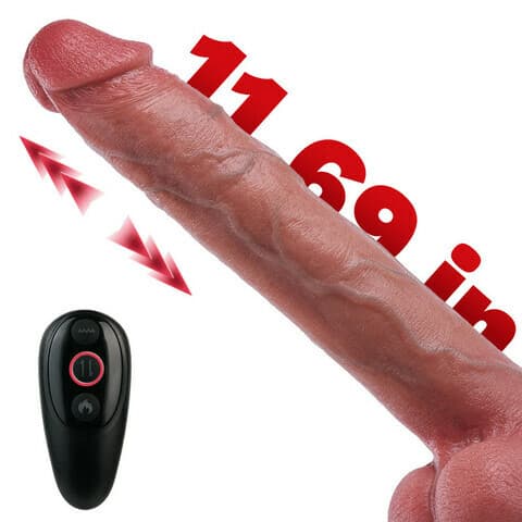 HONKAI - True Touch 11.69IN Longer Big Realistic Thrusting Vibrating Lifelike Dildo