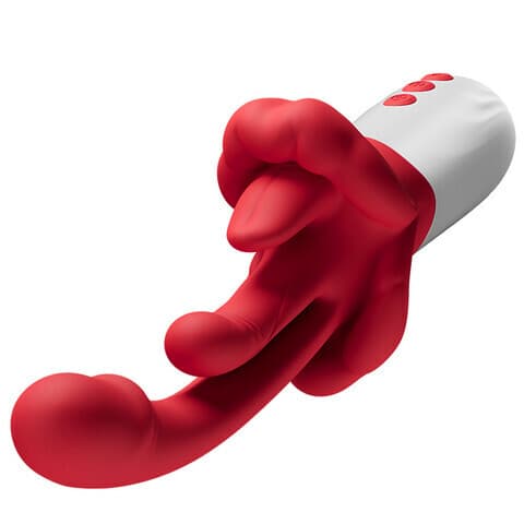 Tindra - New Upgraded 4 In 1 Tongue Licking Swings Heating G-spot Vibrator For Women