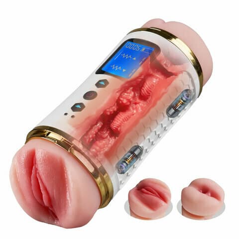 Throb - Dual-End Vibrating Stamina Trainer Edging Delay Endurance Builder Male Masturbator
