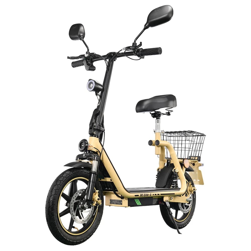 Hulajnoga elektryczna TWOFISH M5 Elite-E z certyfikatem EEC 500 W, beżowa
