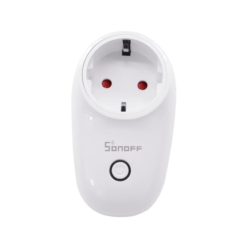 Sonoff S26 UK 10A Mini Wifi Smart Socket Home Power Consumption Measure Monitor Energy Usage - White / UK Plug