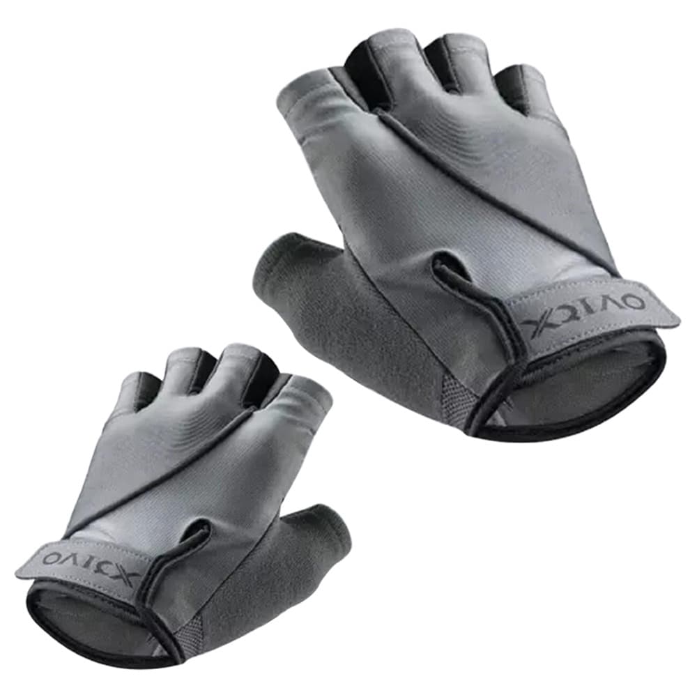 Xiaomi XQIAO Q850 Lightweight Lifting Fitness Gloves Aniti-silp Half Finger Gloves Size M - Gray