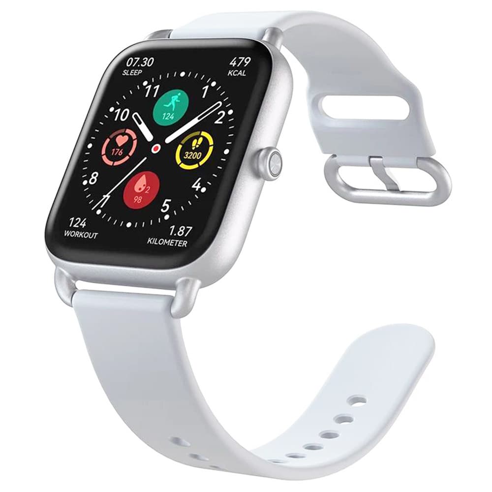 Haylou RS4 Smartwatch 12 Sports Modes Custom Watch Face Health Monitor Sports Watch - Silver