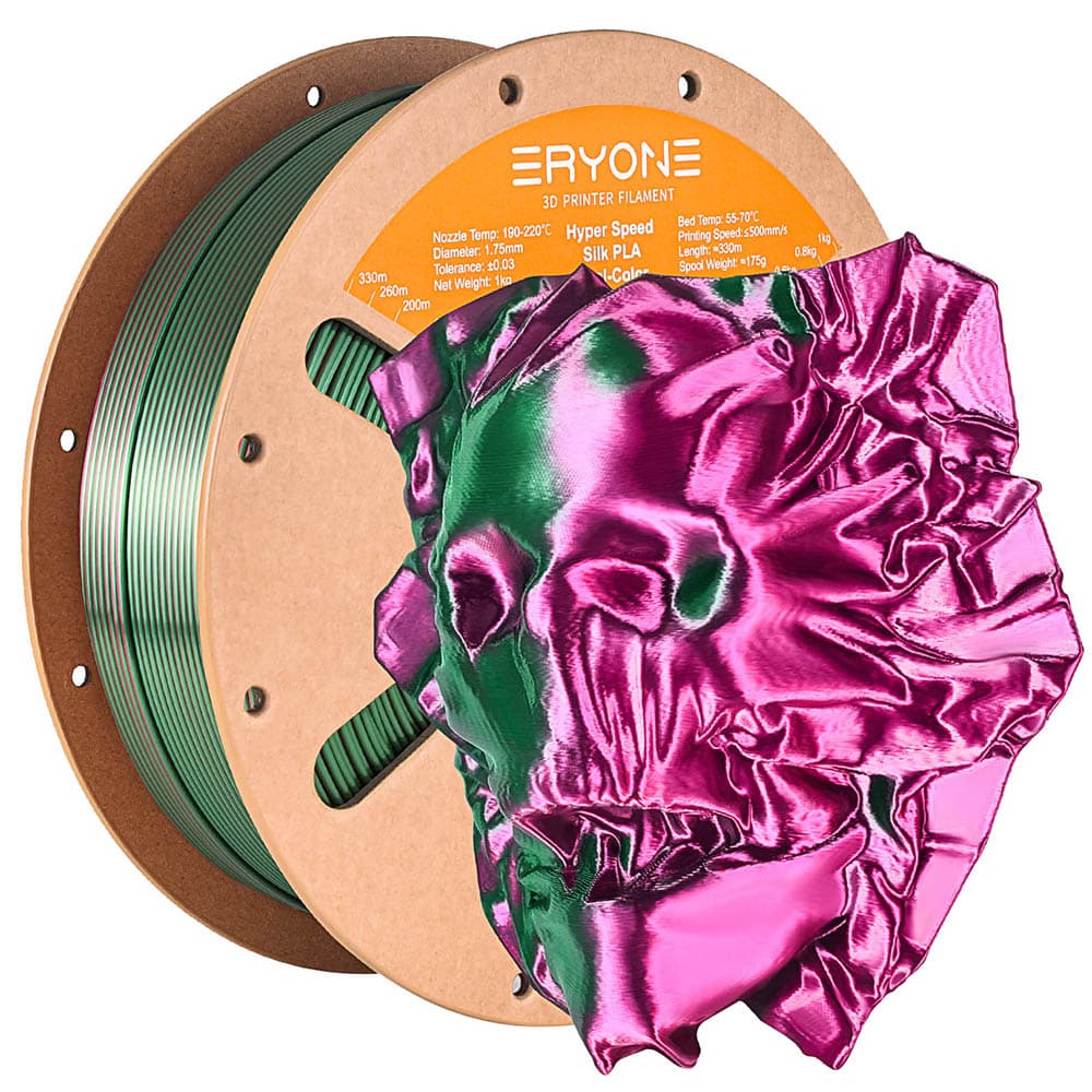 Filament ERYONE High Speed Silk Dual-color PLA - czerwony