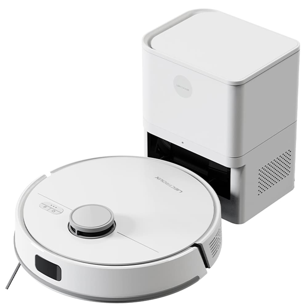 Liectroux M70 Pro Lidar Robot Odkurzający z Samoopróżniającym Pojemnikiem Na Kurz Biały