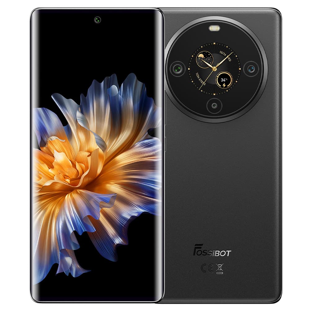 FOSSiBOT S3 Pro 4G Smartfon 6,67" AMOLED Zakrzywiony Wyświetlacz Czarny