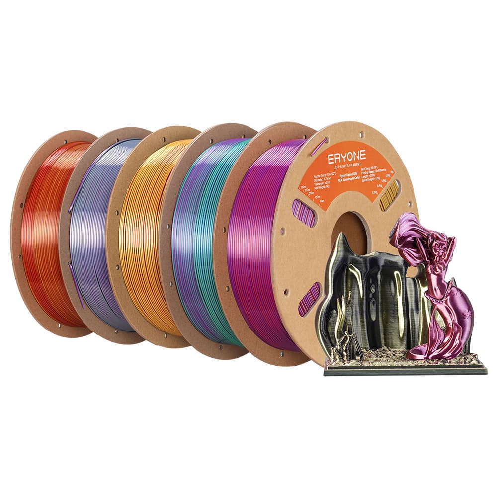 5 kg ERYONE High Speed 4-kolorowy jedwabny filament PLA Pakiet 2