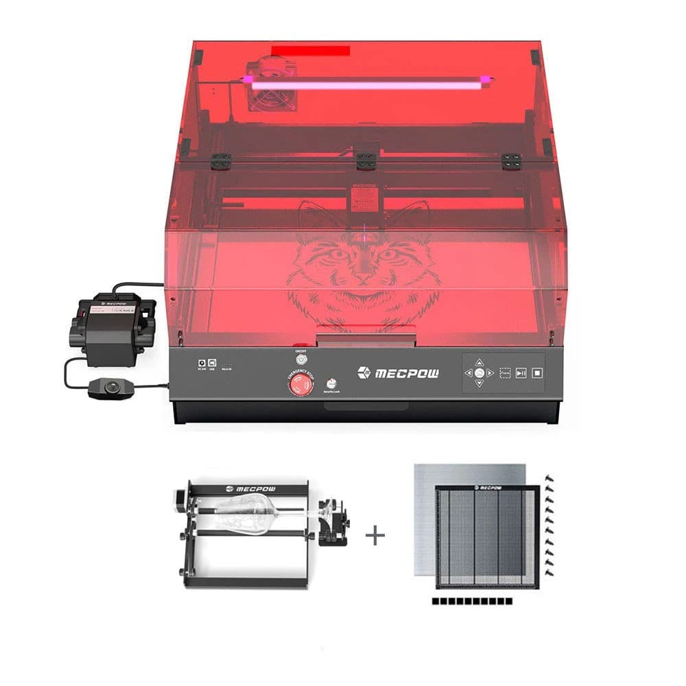 Mecpow X4 Pro 22W FDA Klasa 1 Laser Obrotowy Rolkowy Stojak Laserowy