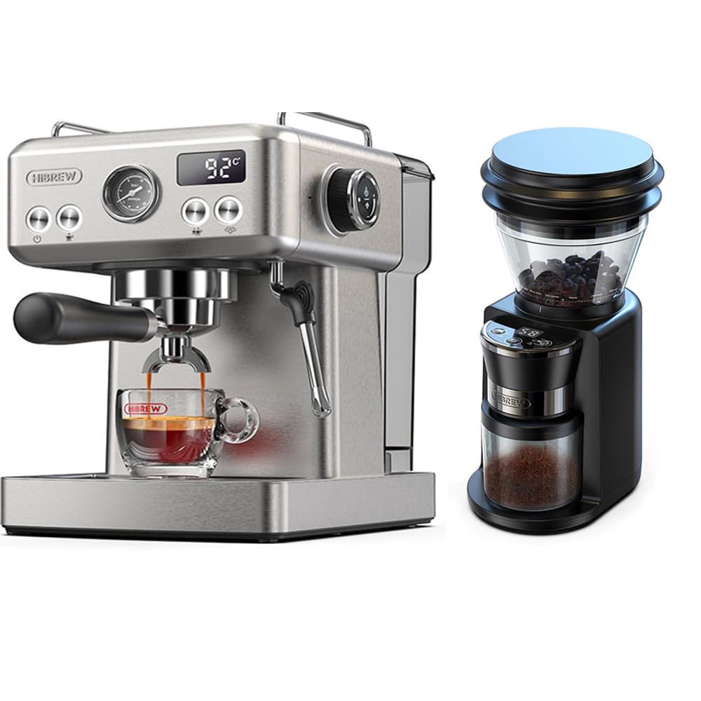 HiBREW H10A Półautomatyczny ekspres do kawy Espresso Combo G3 Młynek do kawy