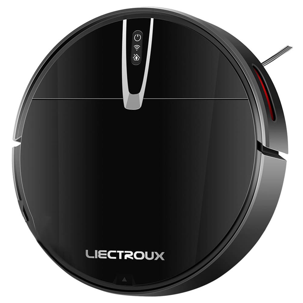 Liectroux V3S Pro Robot Odkurzający, Ssanie 4000Pa, Mopowanie na Sucho i Mokro, Nawigacja Mapowa 2D, Z Pamięcią, Aplikacja WiFi Sterowanie Głosowe