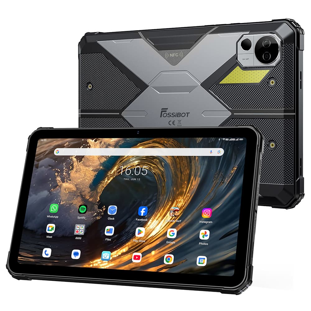 FOSSiBOT DT3 5G Wytrzymały tablet 12 GB 256 GB Szary