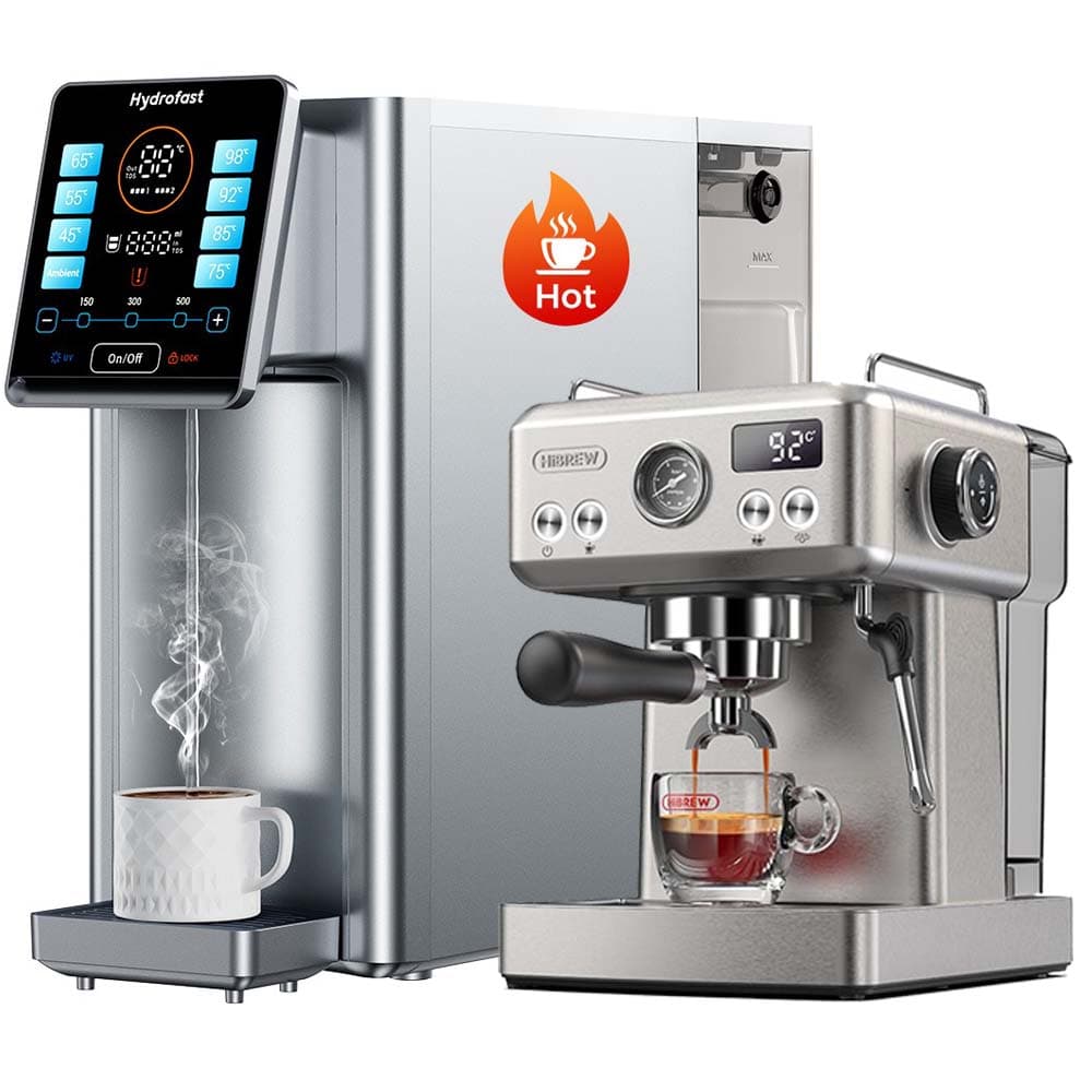 Hydrofast W100, filtr do wody blatowy, HiBREW H10A, półautomatyczny ekspres do kawy