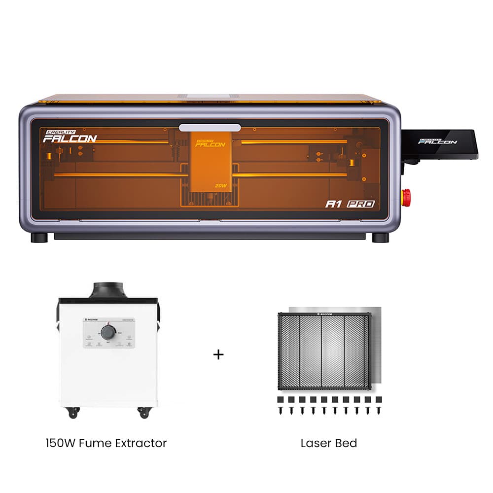 Creality Falcon A1 Pro 20W Laser 150W Odciąg oparów Laser Bed