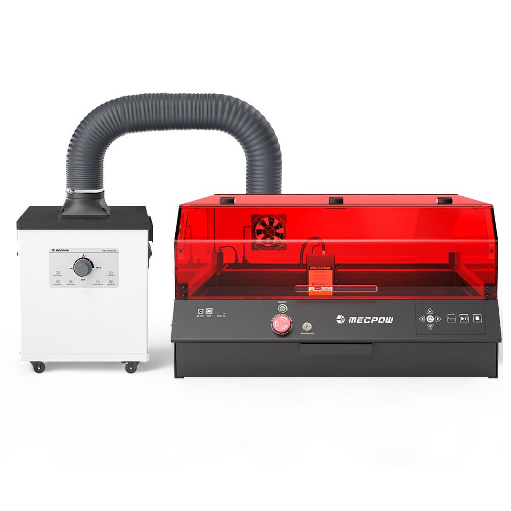 Mecpow X4 Pro 22W FDA Klasa 1 Grawerka laserowa Mecpow P150 150W Oczyszczacz dymu