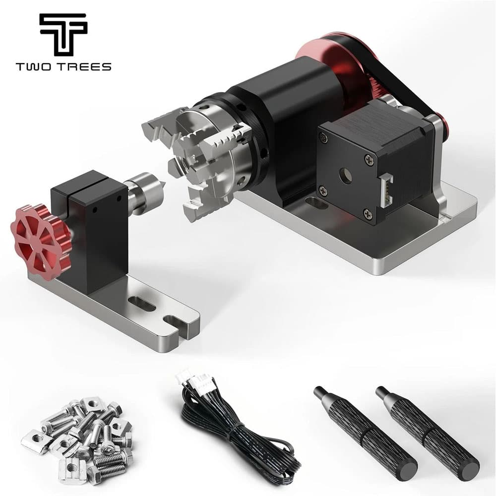 Zestaw modułu obrotowego CNC 4. osi TWO TREES do lasera TTC450