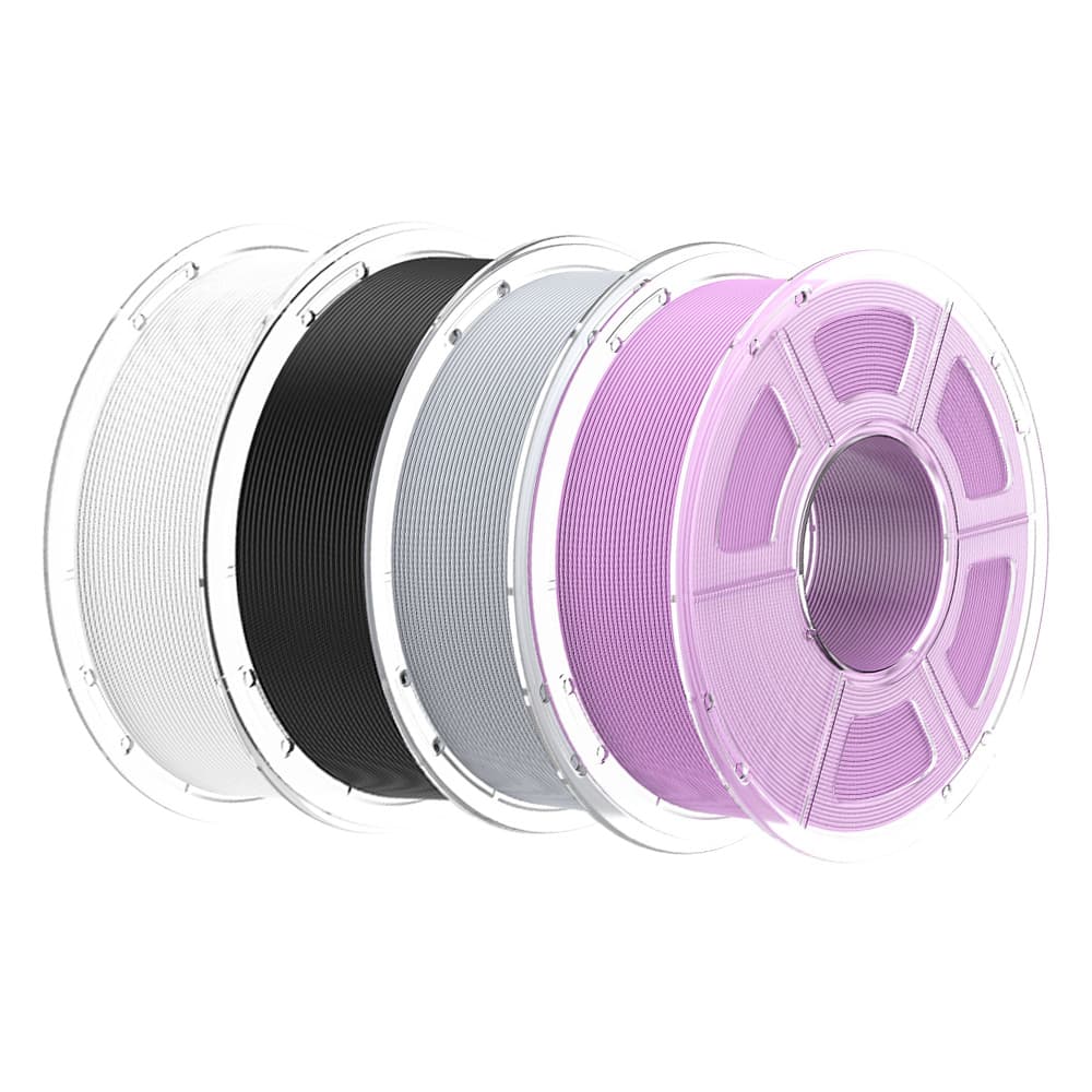 Filament PLA Mecpow High Speed 4 kg – biały/liliowy/szary/czarny
