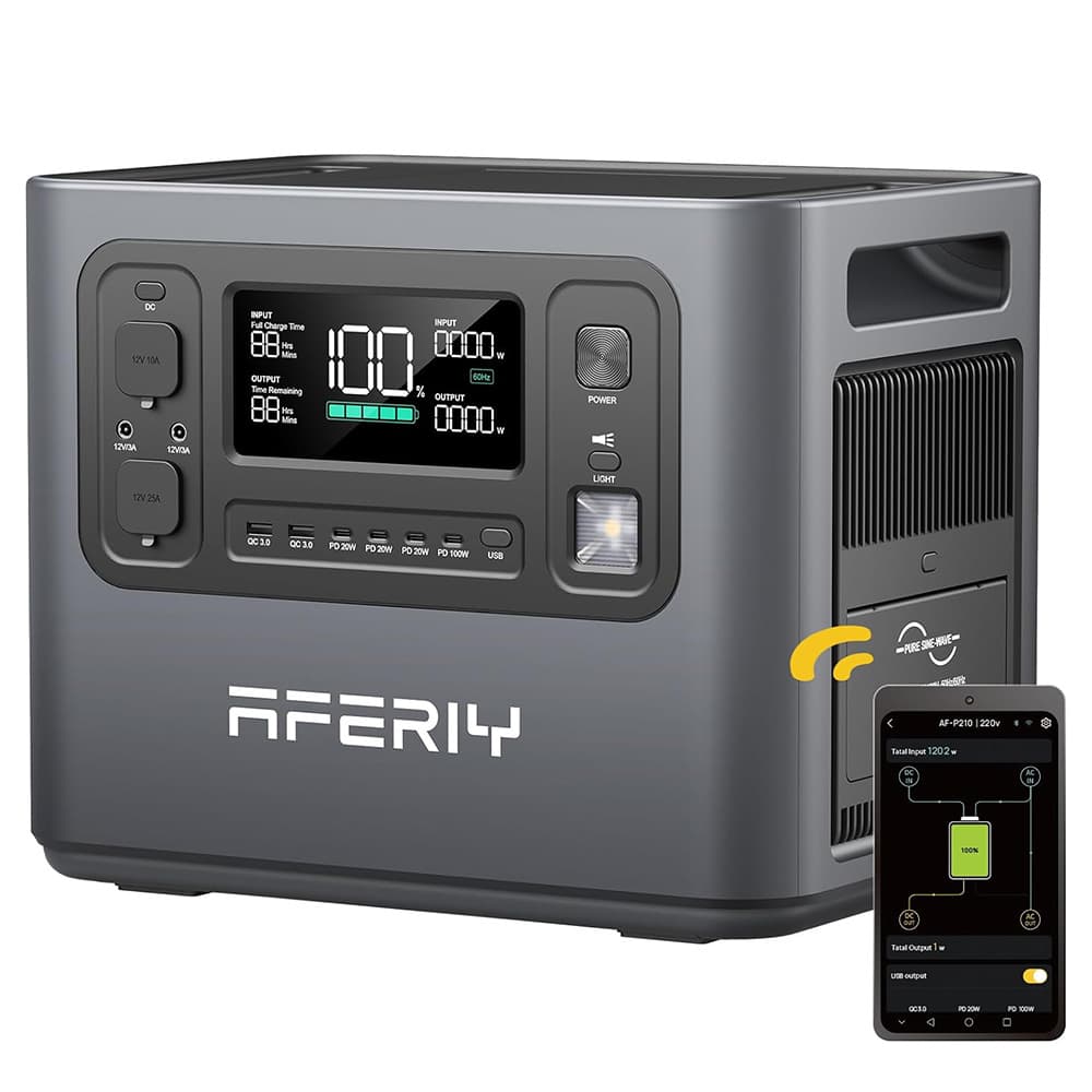 AFERIY P210 2400W 2048Wh przenośna elektrownia