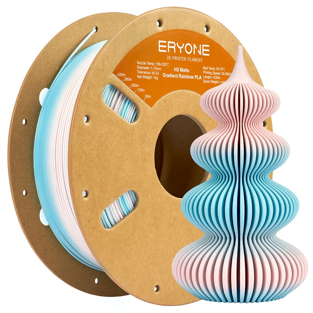ERYONE High Speed Matte Gradient PLA Filament, 1 kg - Blå — image 1
