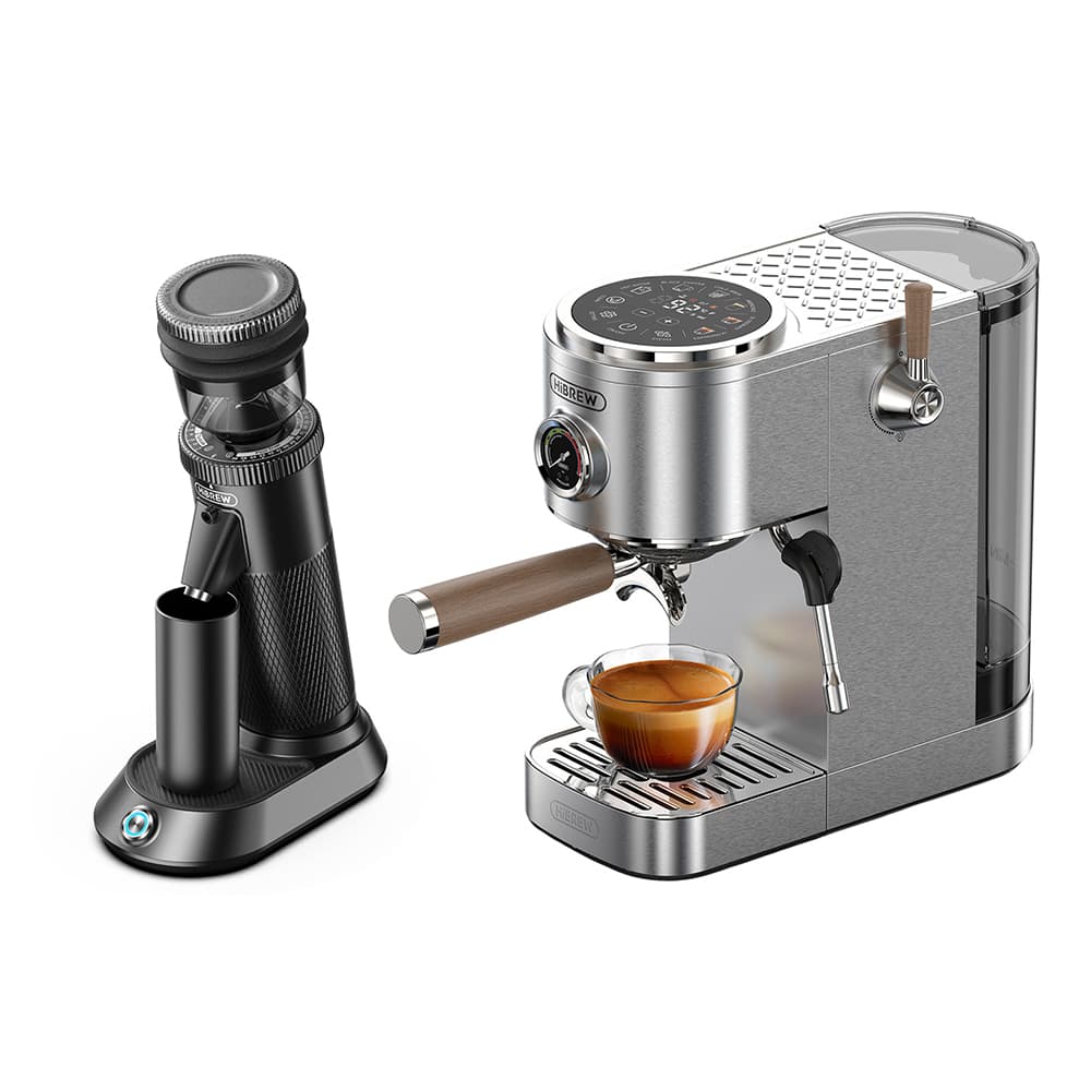 HiBREW H13 Półautomatyczny ekspres do kawy G5 Młynek do kawy