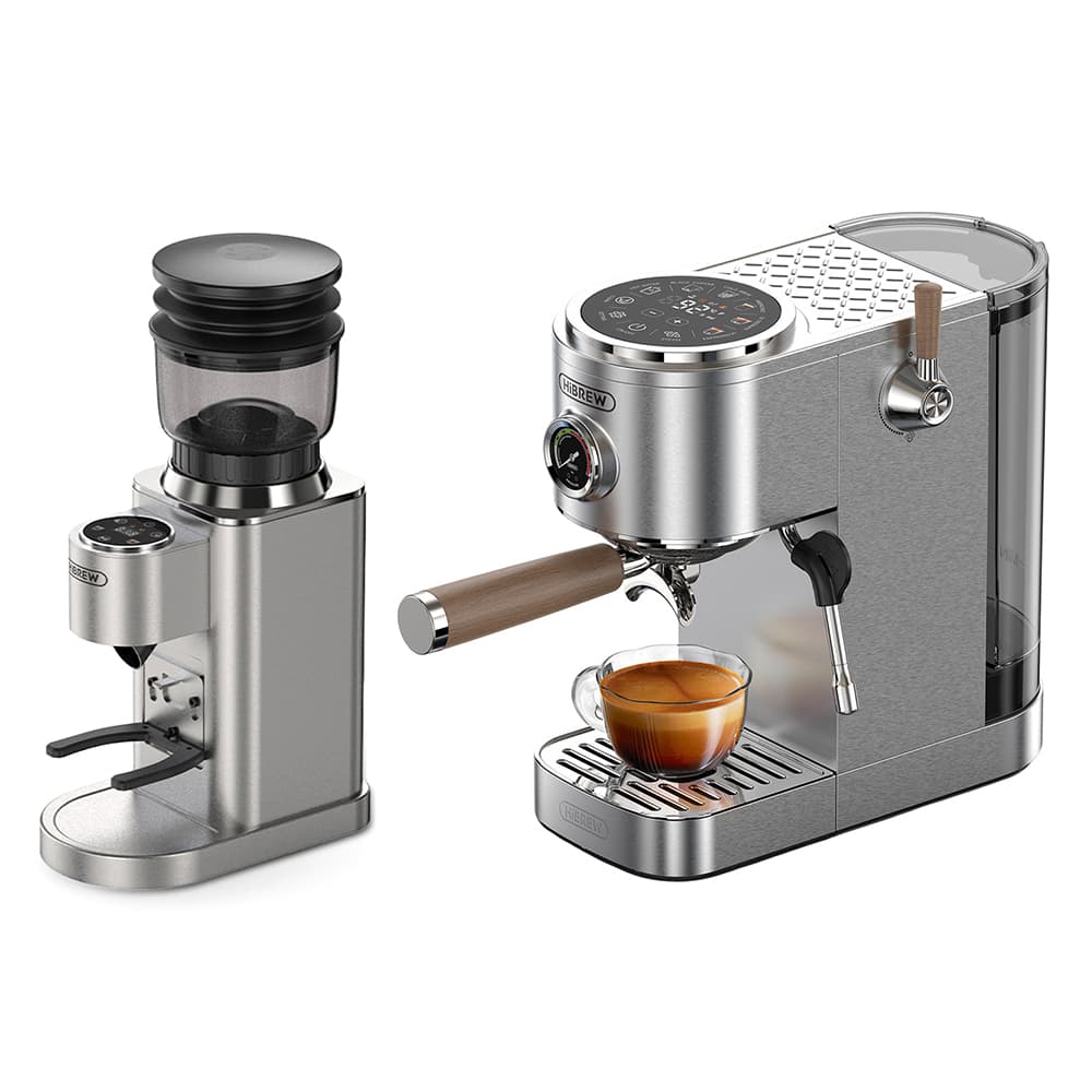 HiBREW H13 Półautomatyczny ekspres do kawy G7 Młynek do kawy
