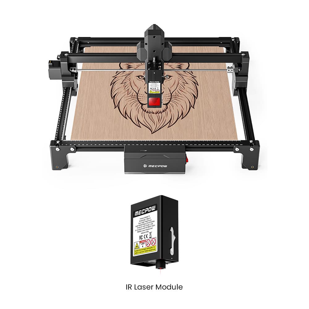 Mecpow X3S 12W Laser Engraver + R1 1.2W IR Laser Module